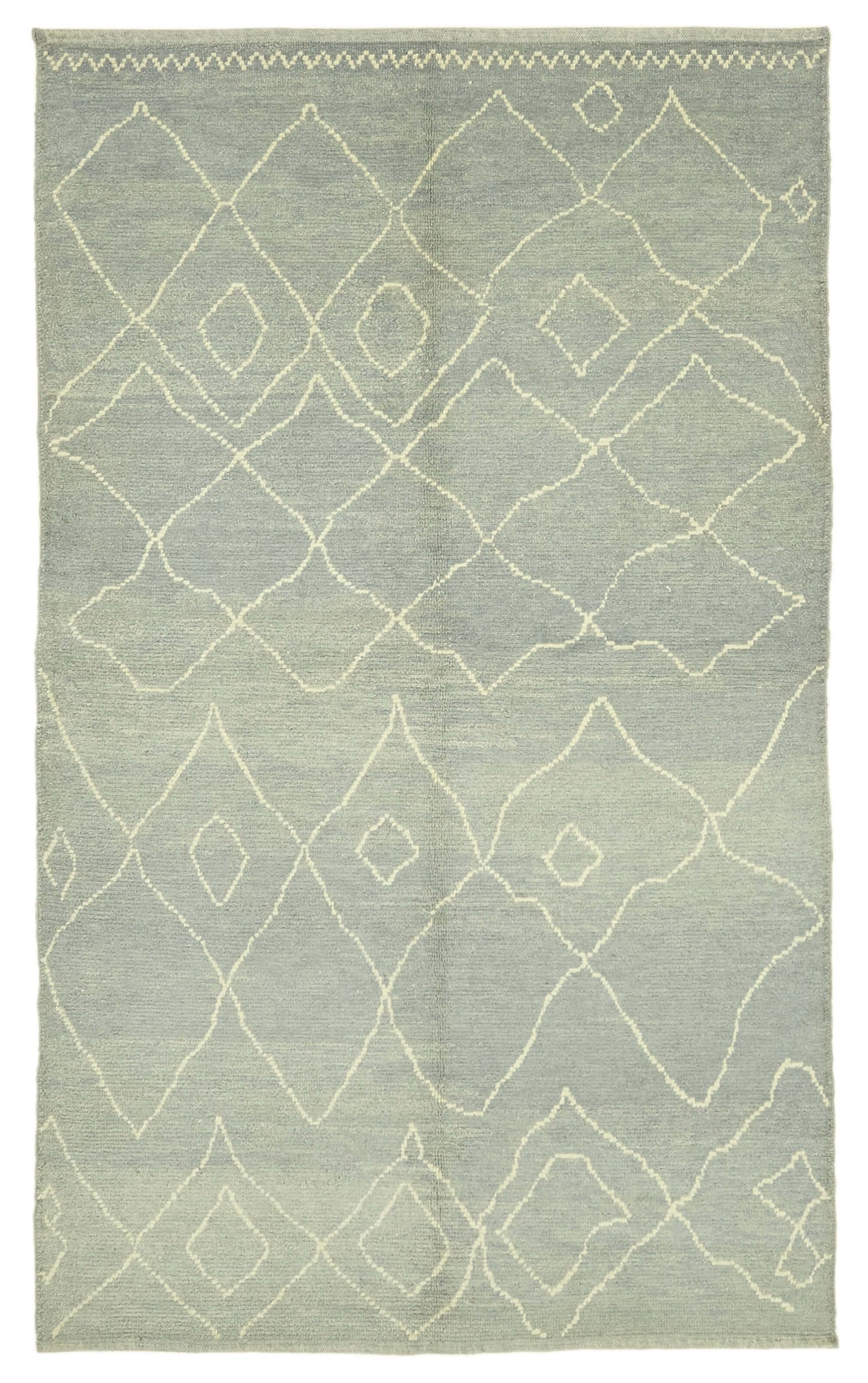 6x10 Blue Moroccan Rug - 39721