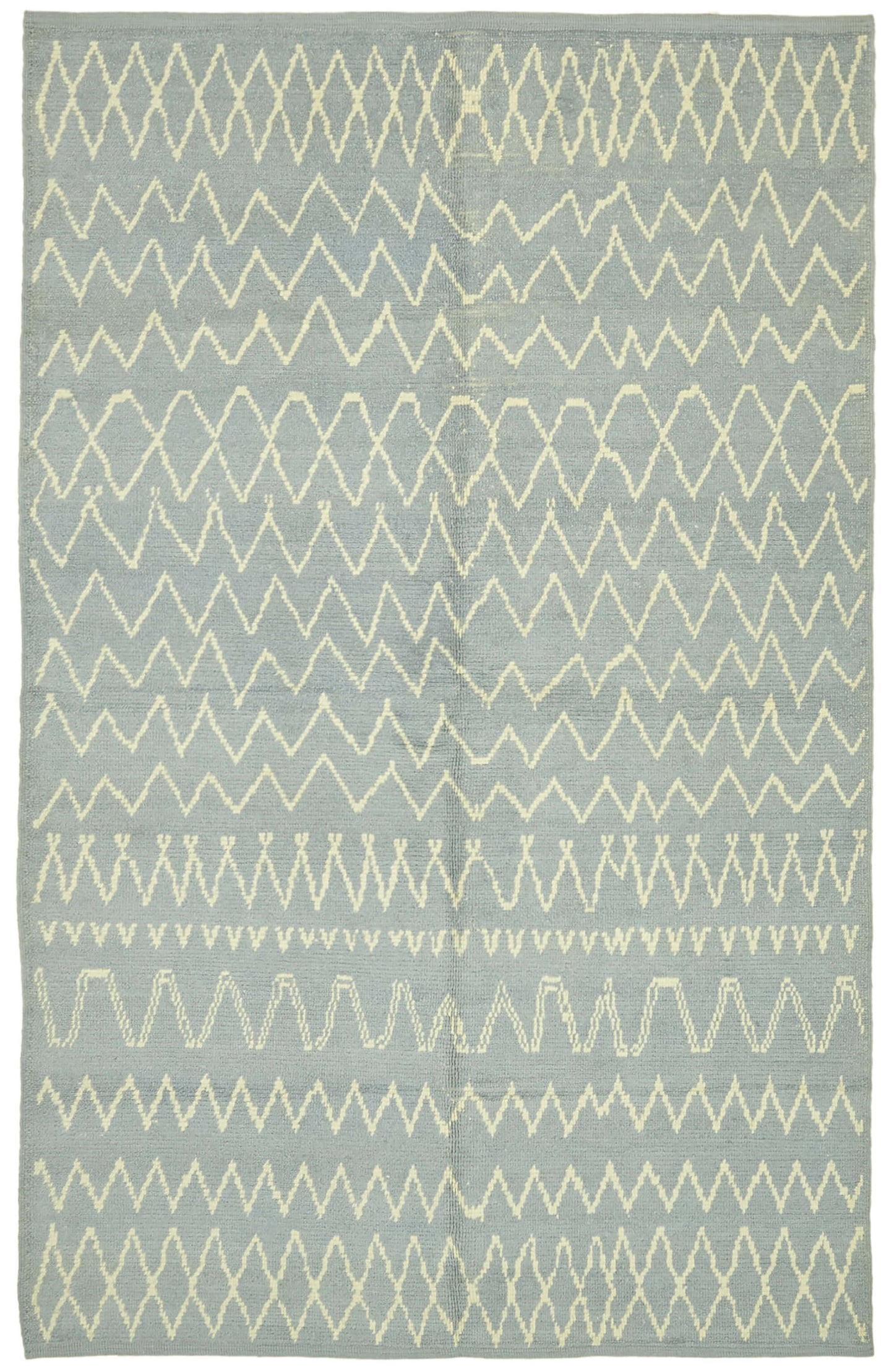 6x9 Blue Moroccan Rug - 39728