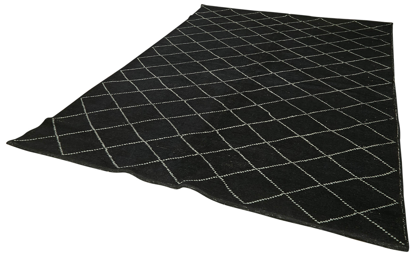 7x10 Black Moroccan Rug - 39735