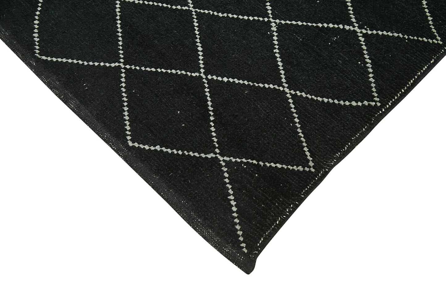 7x10 Black Moroccan Rug - 39735