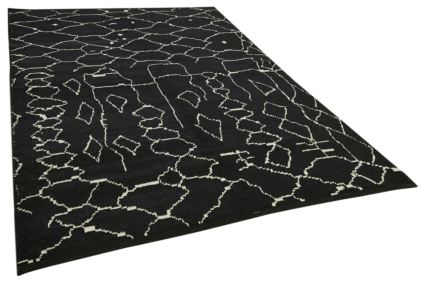 6x10 Black Moroccan Rug - 39740