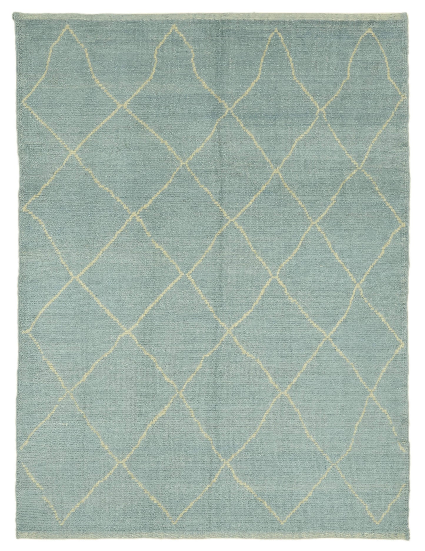 6x7 Blue Moroccan Rug - 39751