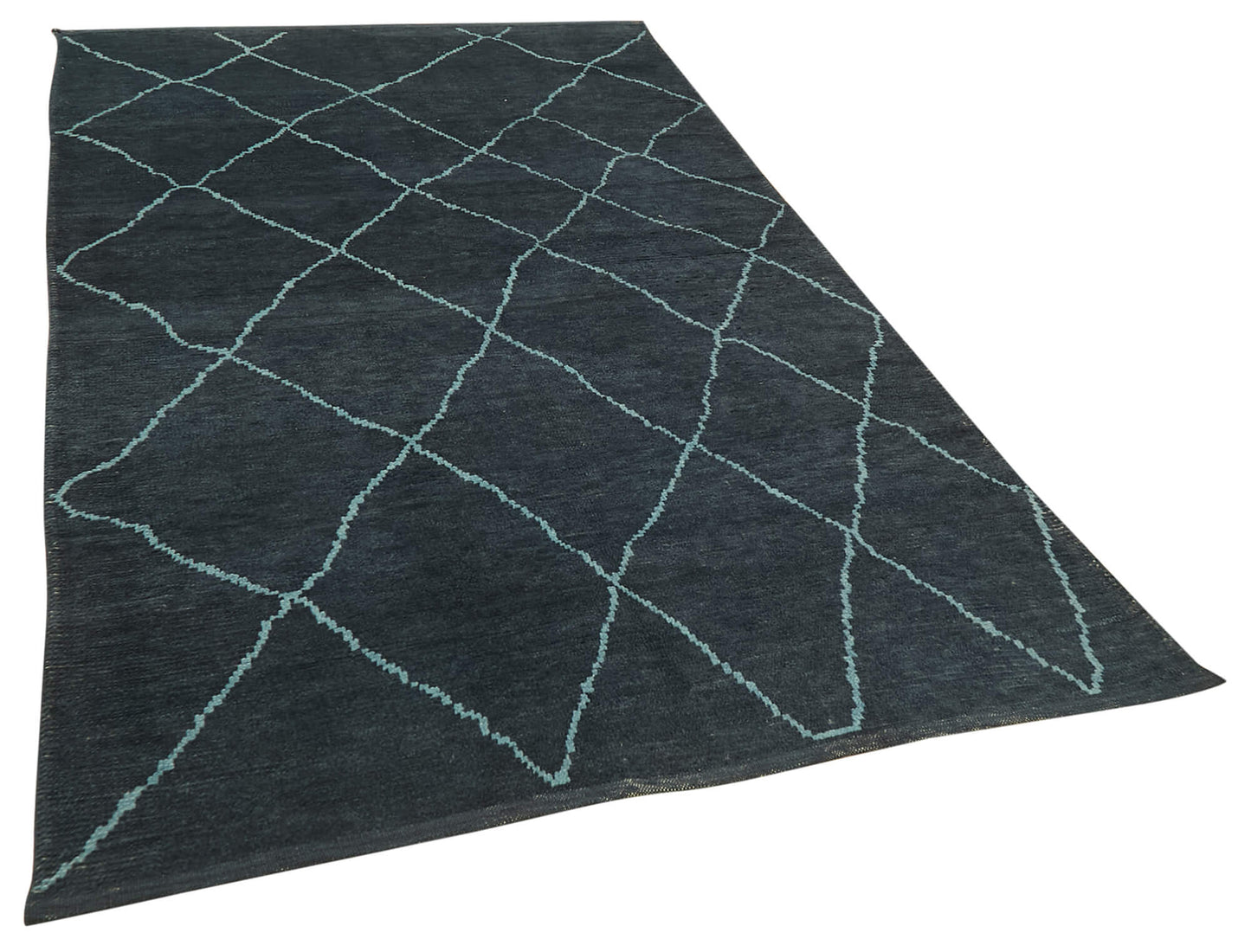 5x9 Blue Moroccan Rug - 39753