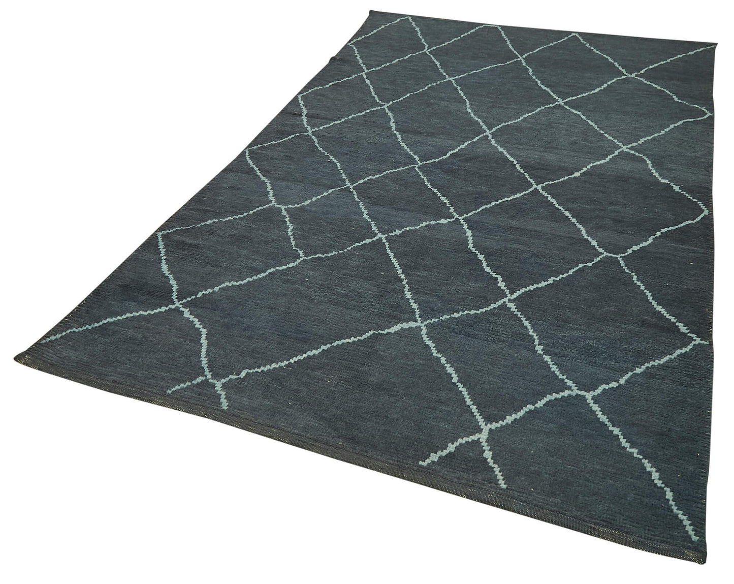 5x9 Blue Moroccan Rug - 39753