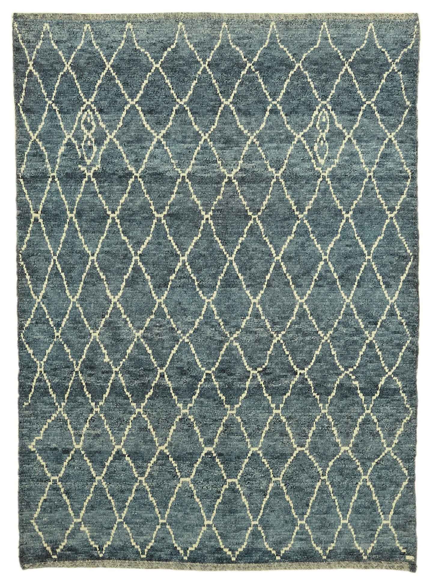 6x7 Blue Moroccan Rug - 39757