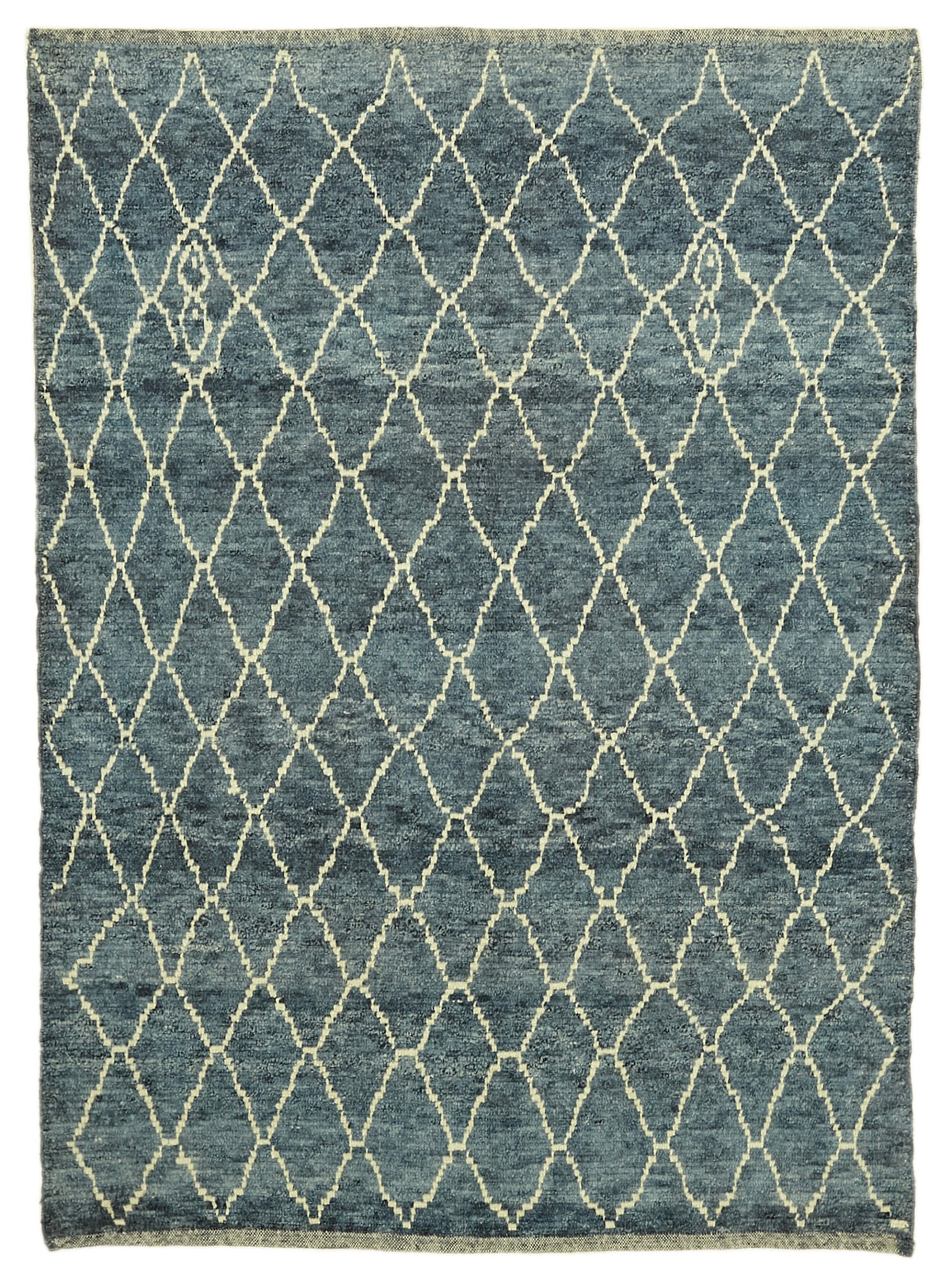 6x7 Blue Moroccan Rug - 39757