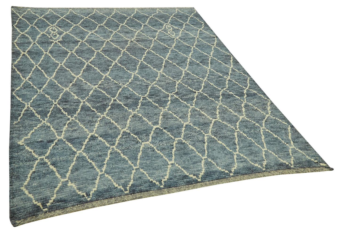 6x7 Blue Moroccan Rug - 39757