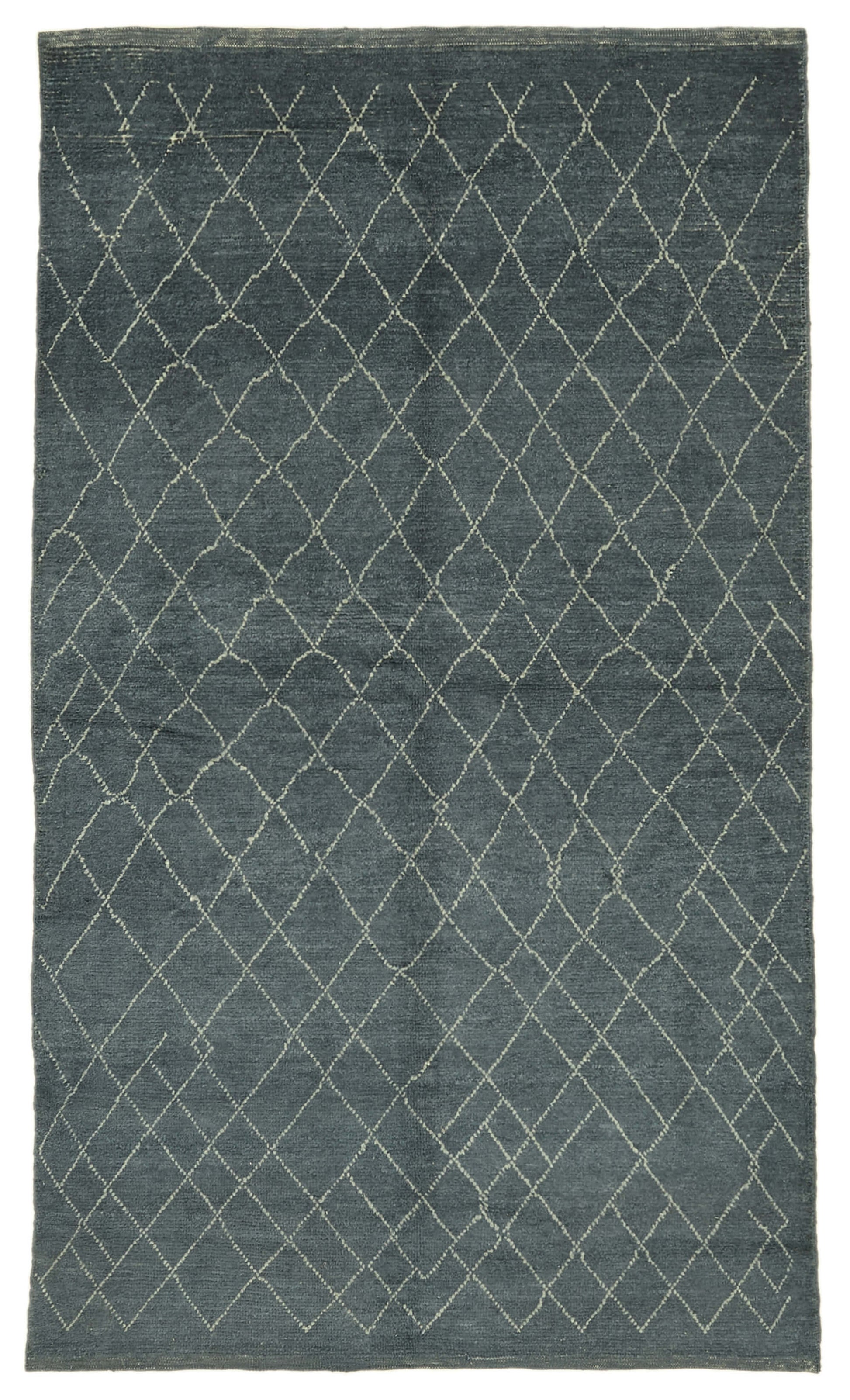 5x9 Grey Moroccan Rug - 39762