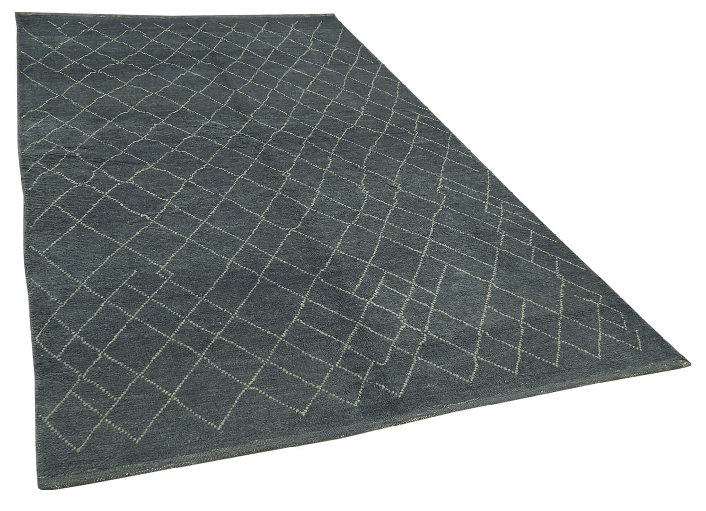 5x9 Grey Moroccan Rug - 39762