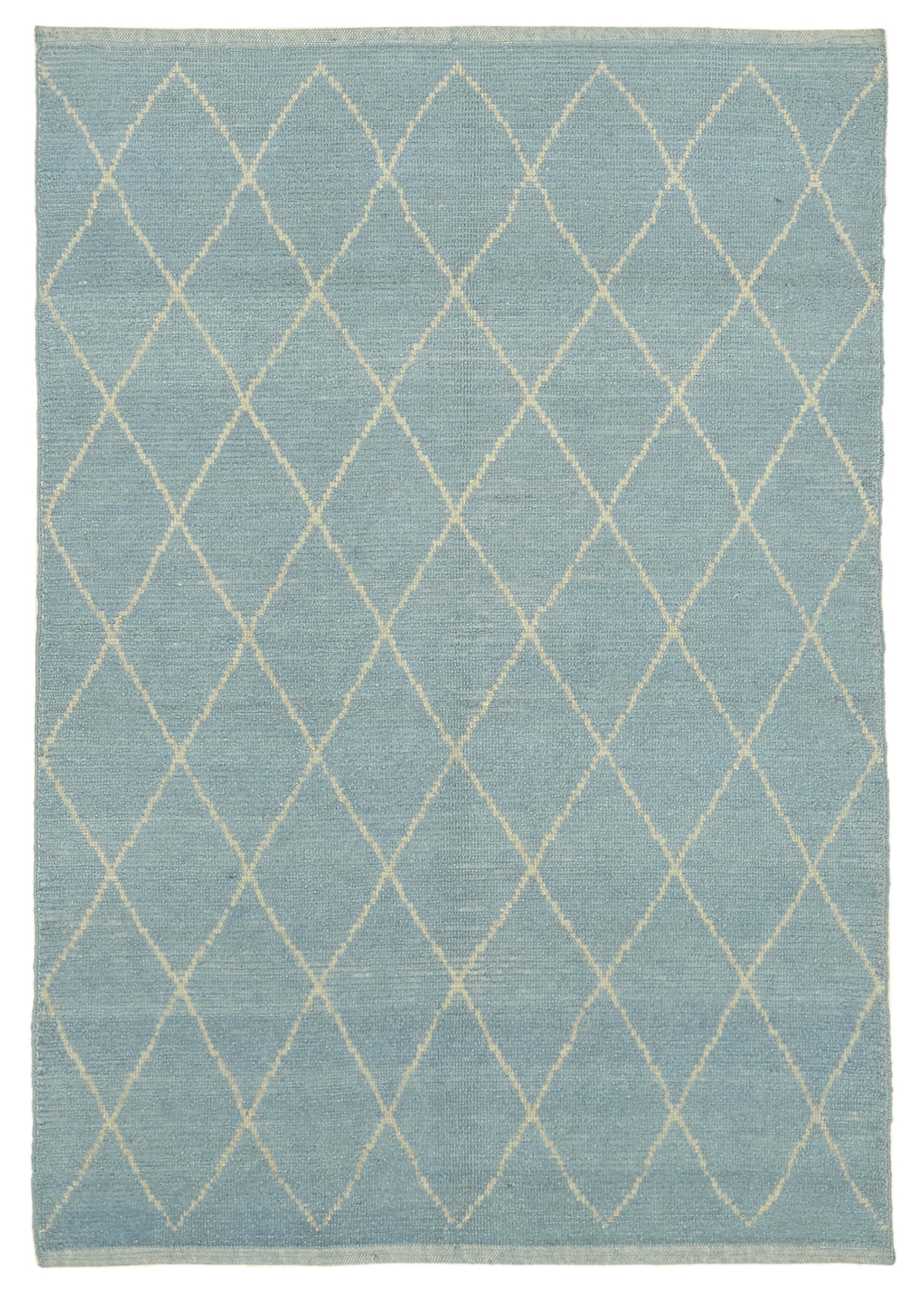 5x7 Blue Moroccan Rug - 39768