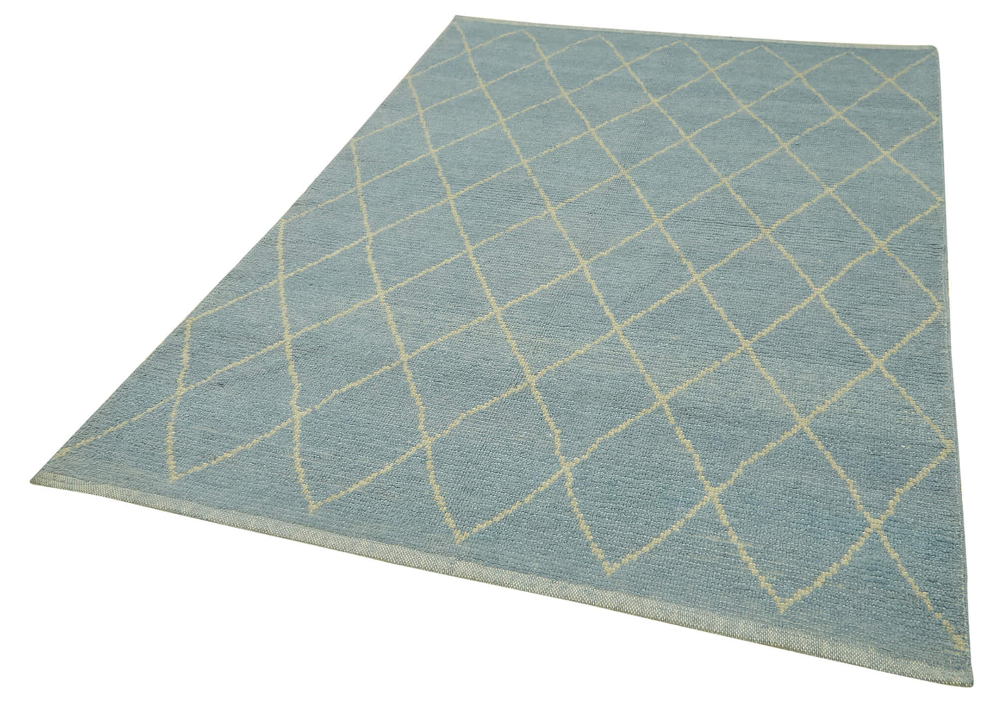 5x7 Blue Moroccan Rug - 39768