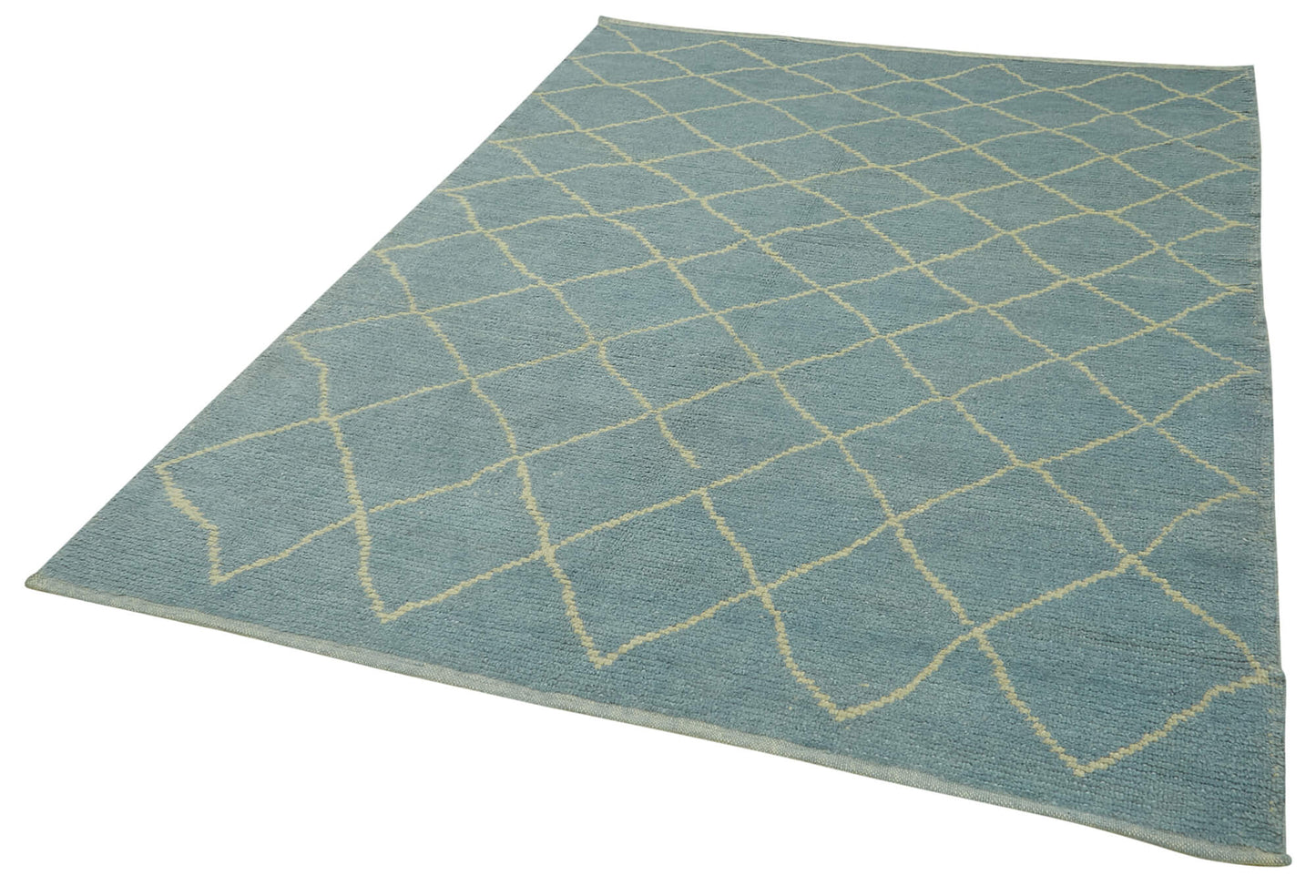 6x8 Blue Moroccan Rug - 39770