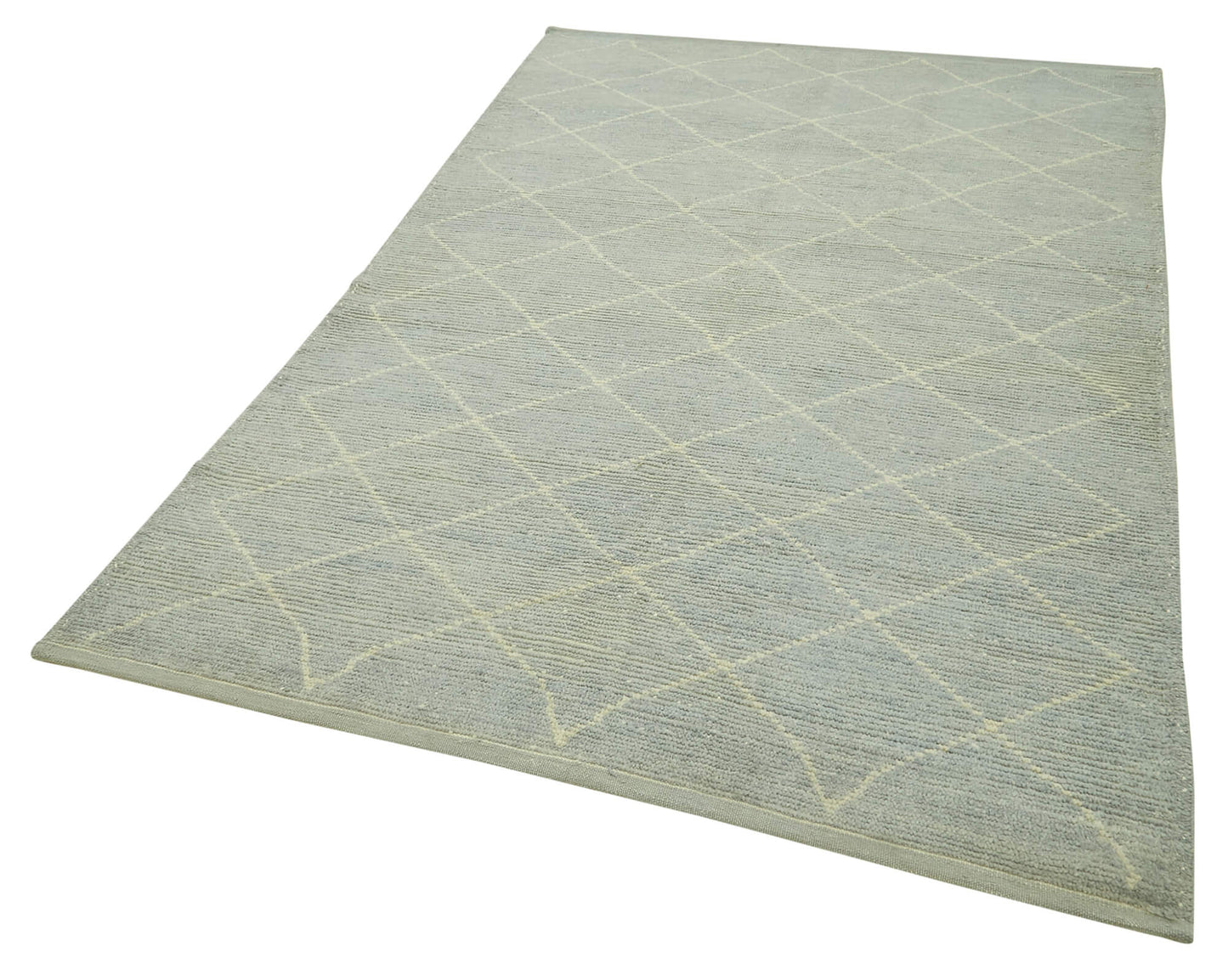 5x8 Grey Moroccan Rug - 39771