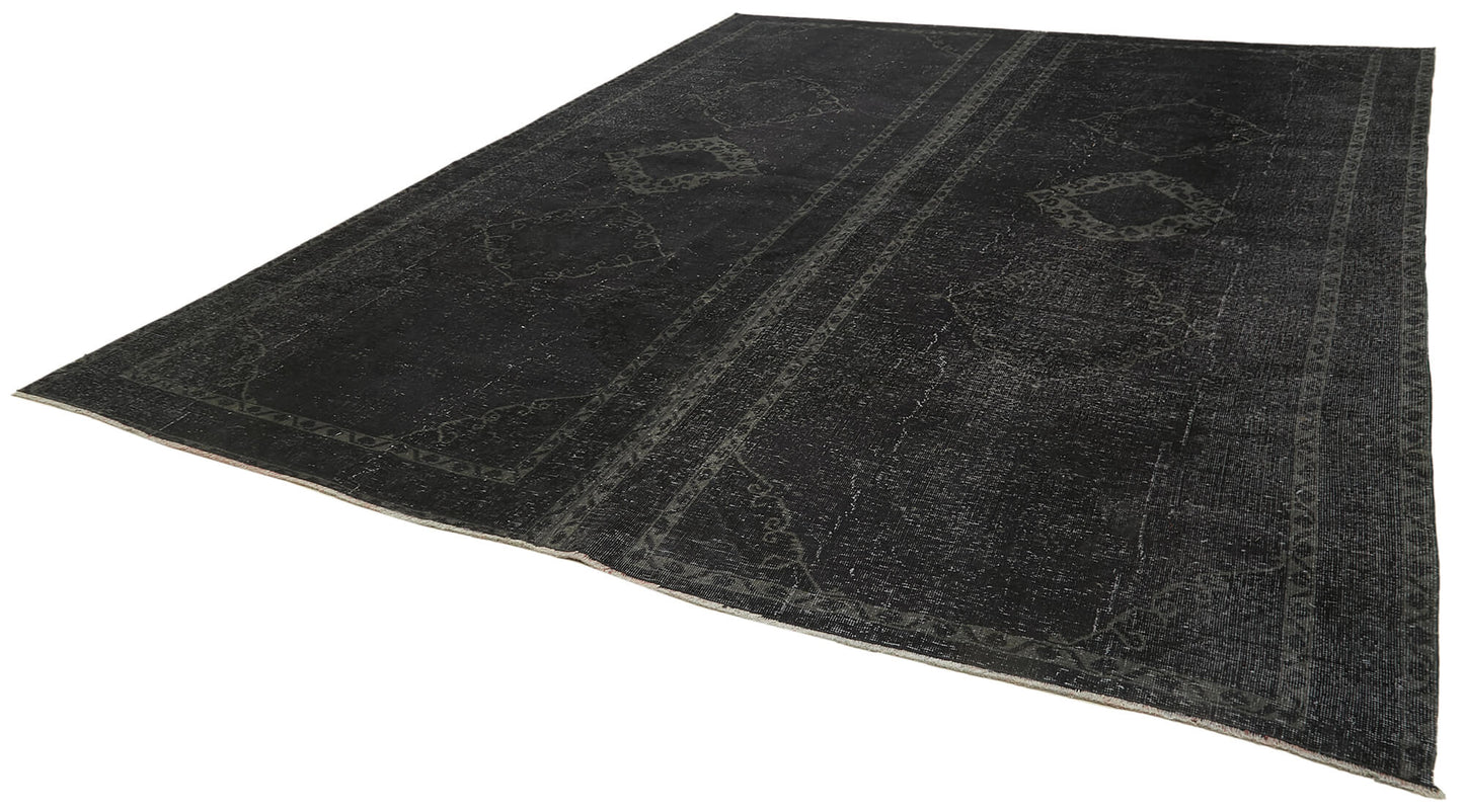 10x12 Black Overdyed Large Area Rug - 39867