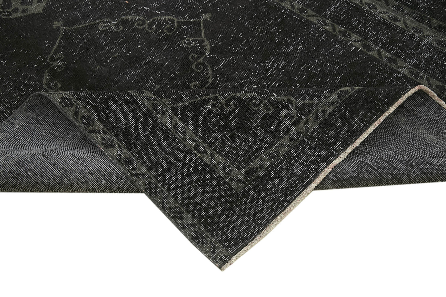 10x12 Black Overdyed Large Area Rug - 39867