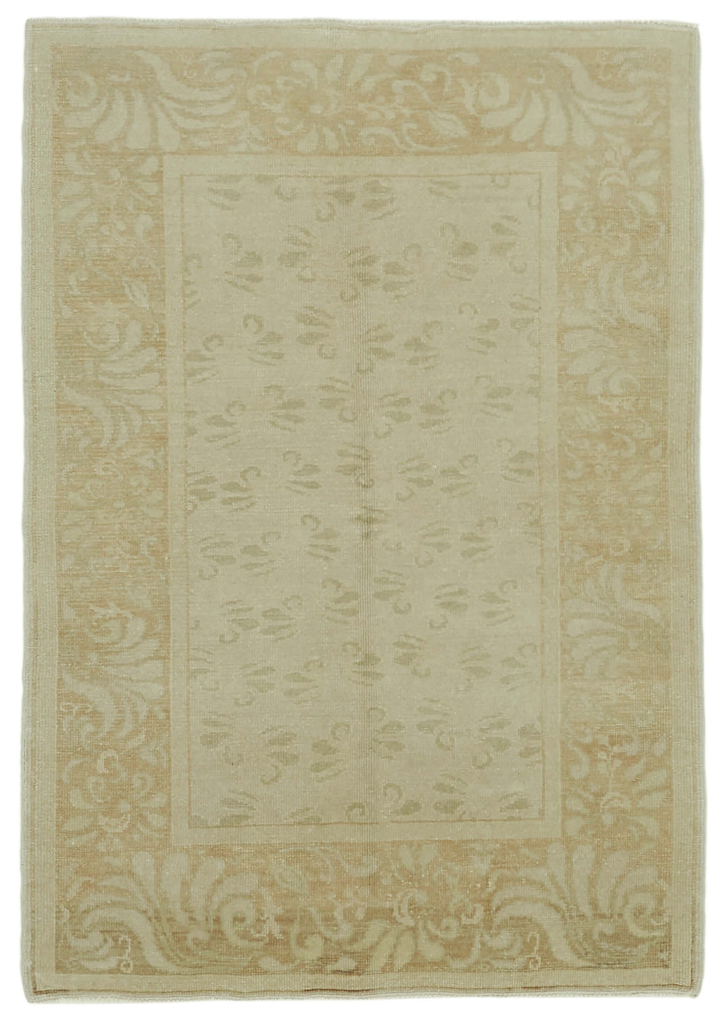 4x6 Beige Oushak Rug - 41076