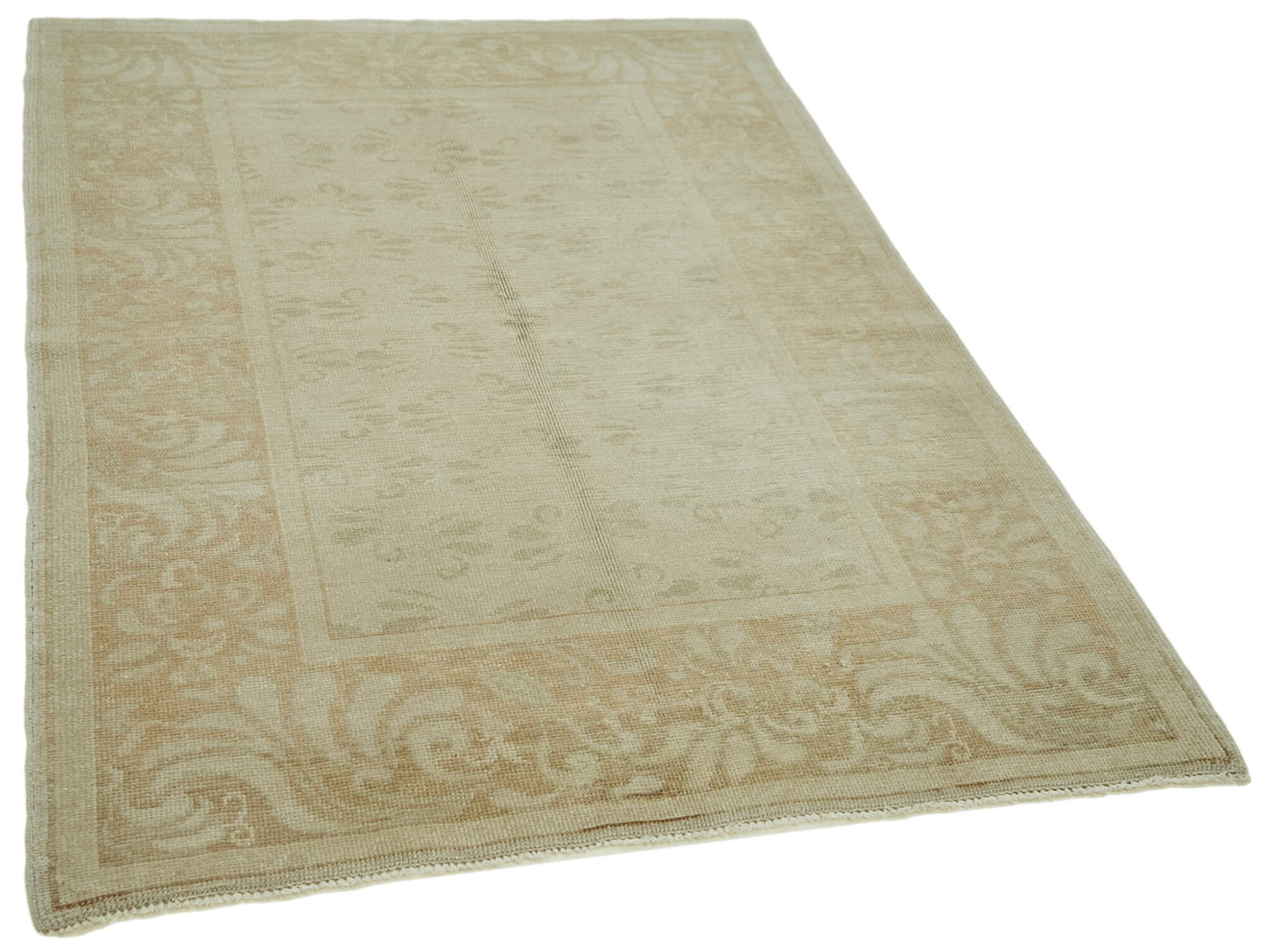 4x6 Beige Oushak Rug - 41076