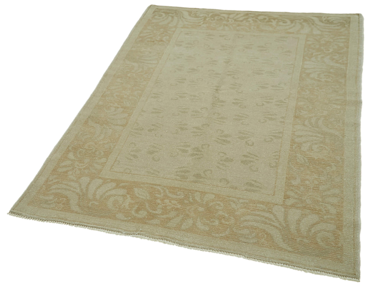 4x6 Beige Oushak Rug - 41076