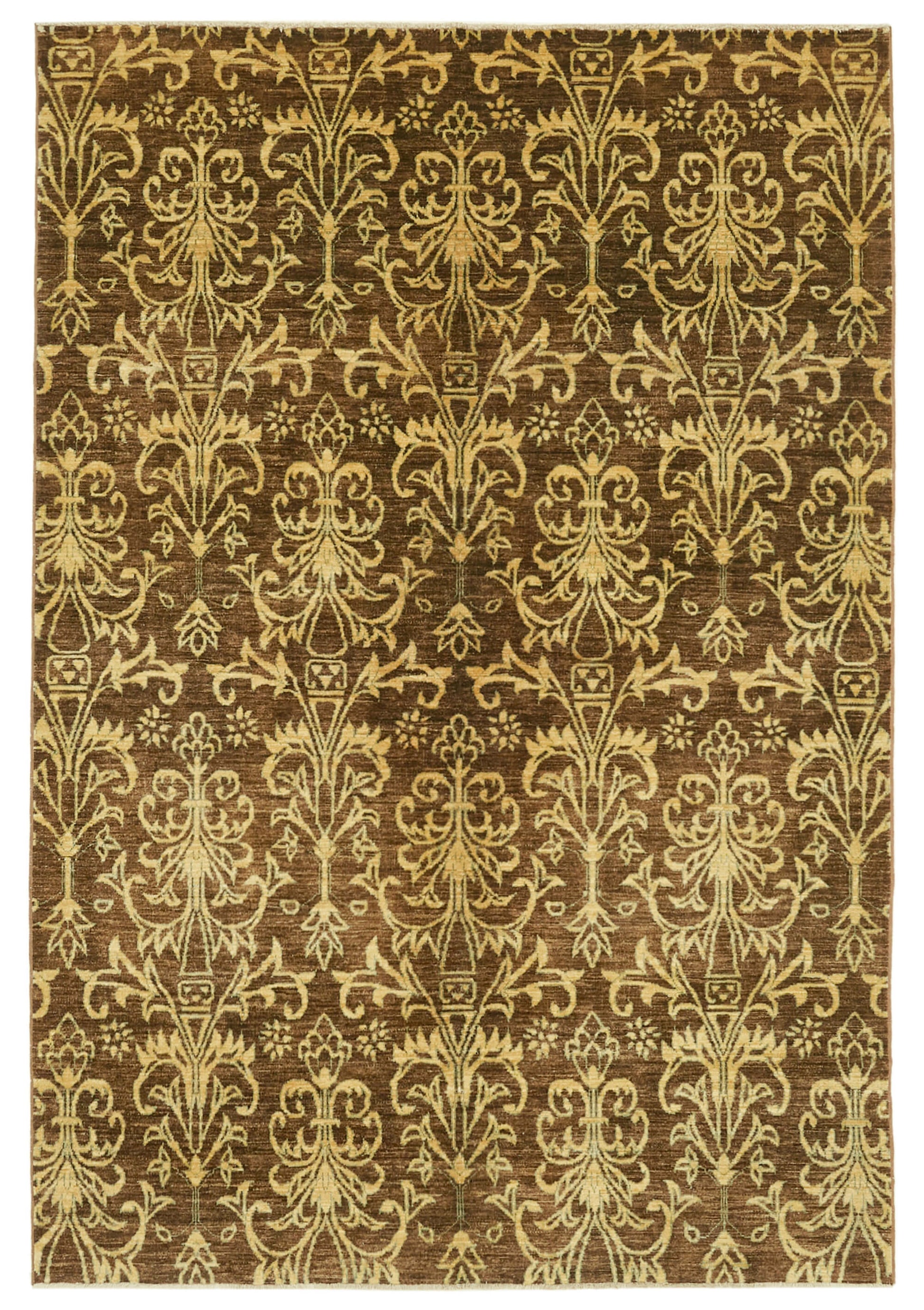 6x9 Brown Oushak Rug - 41080