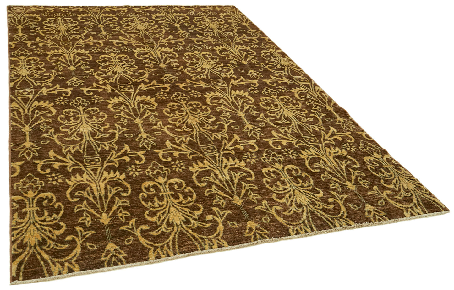 6x9 Brown Oushak Rug - 41080