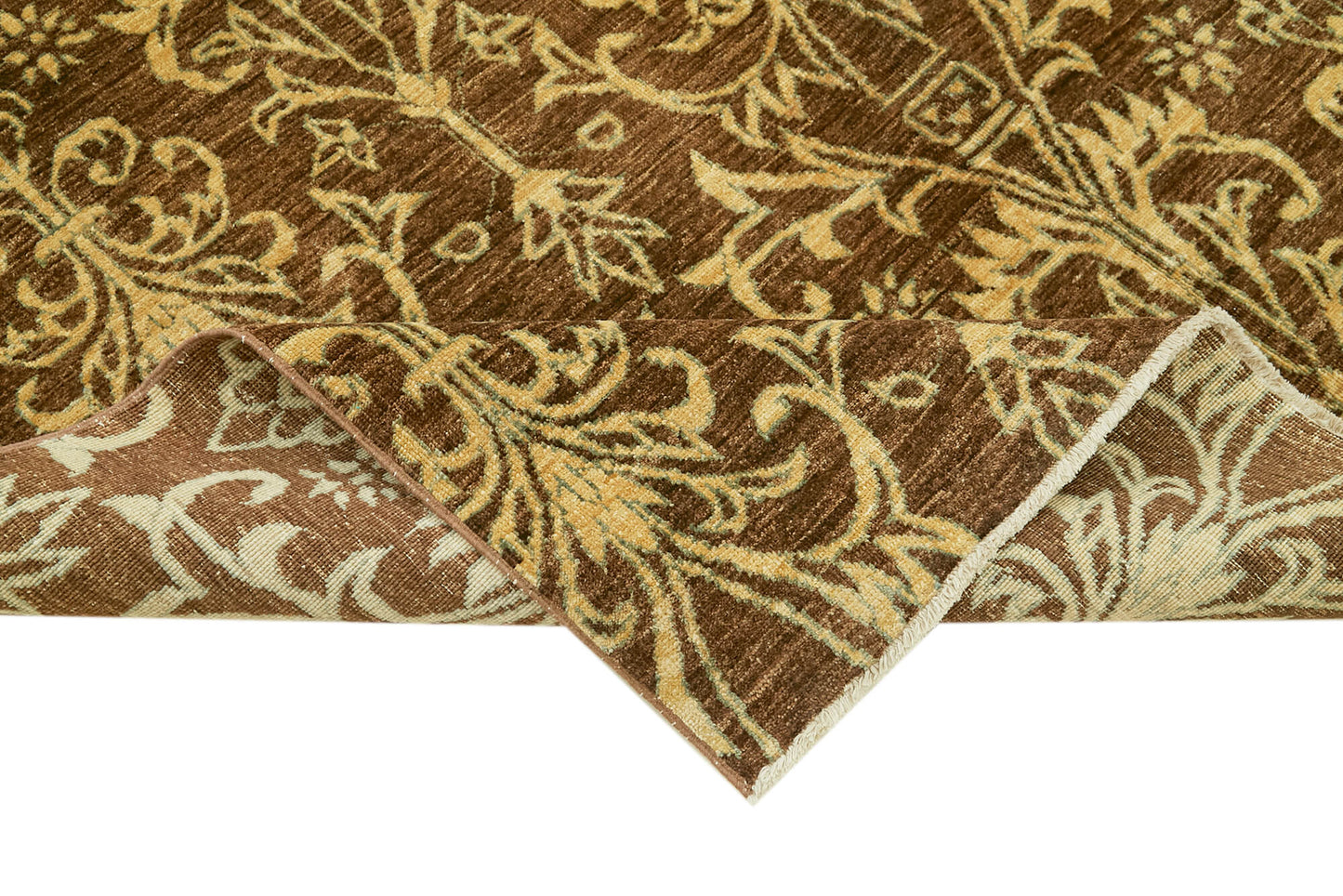 6x9 Brown Oushak Rug - 41080