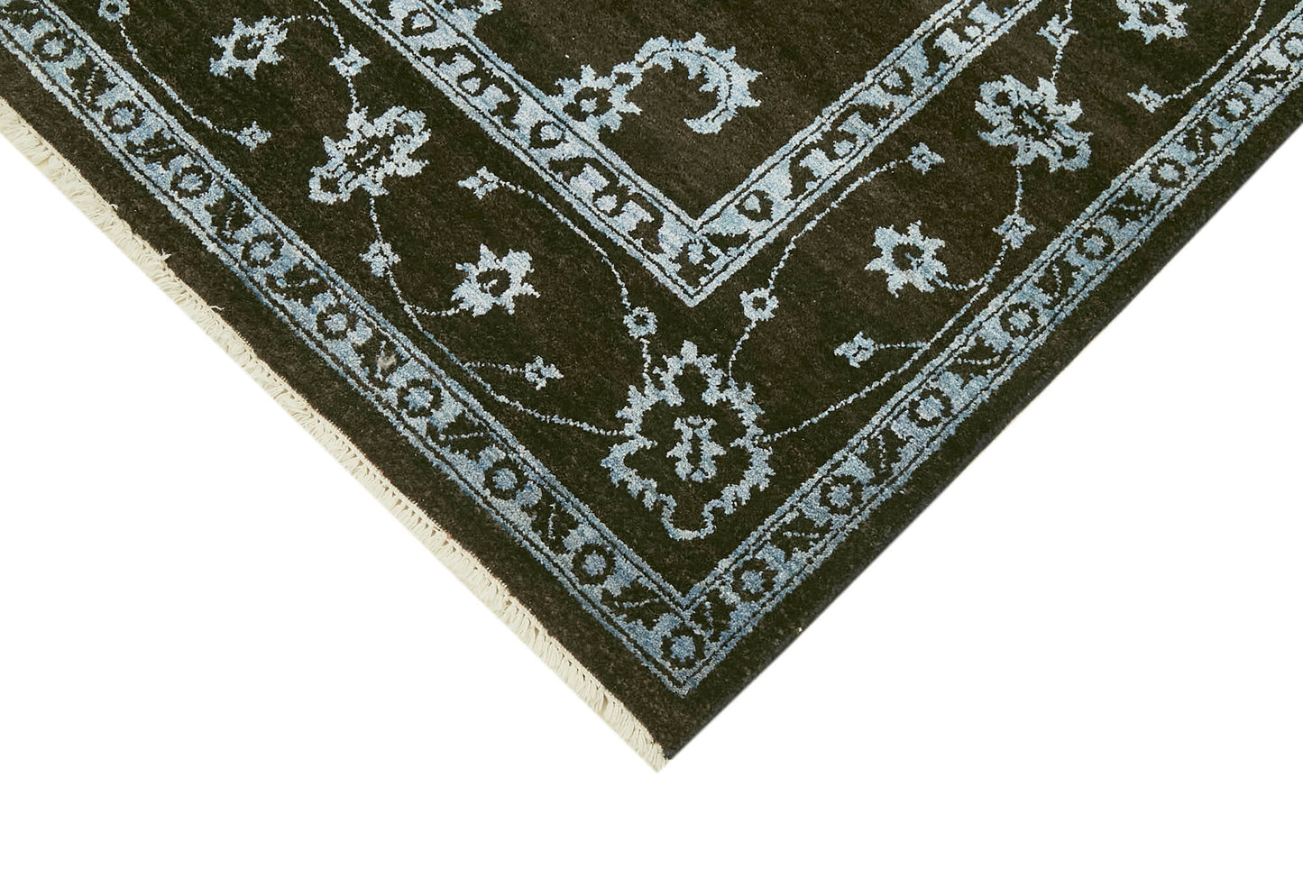 6x9 Black Oushak Rug - 41081