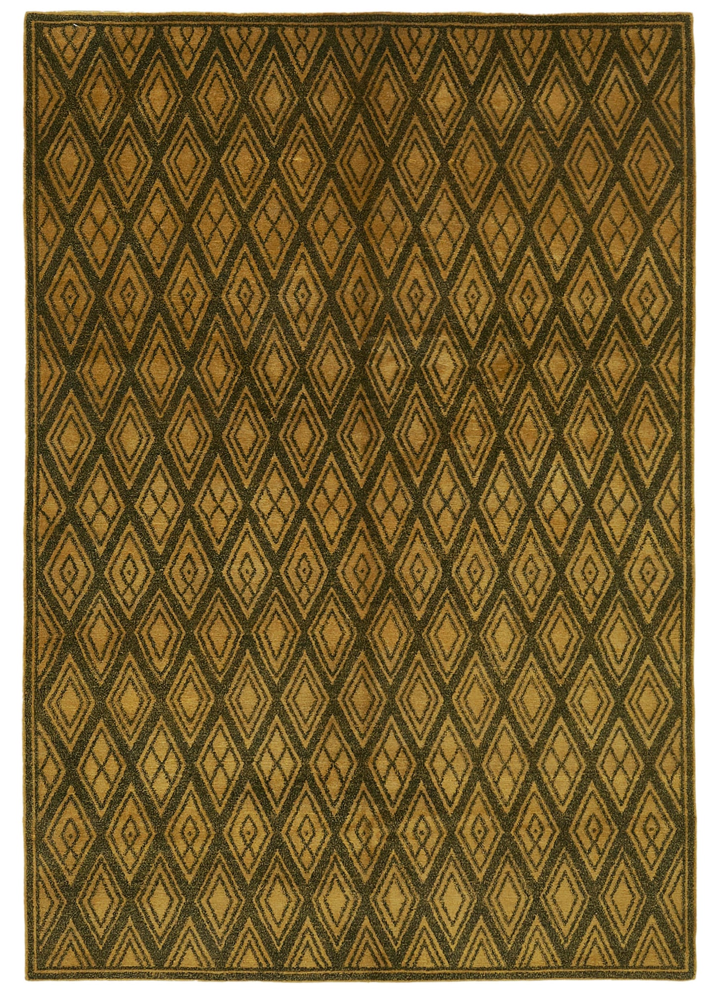 6x9 Yellow Oushak Rug - 41082