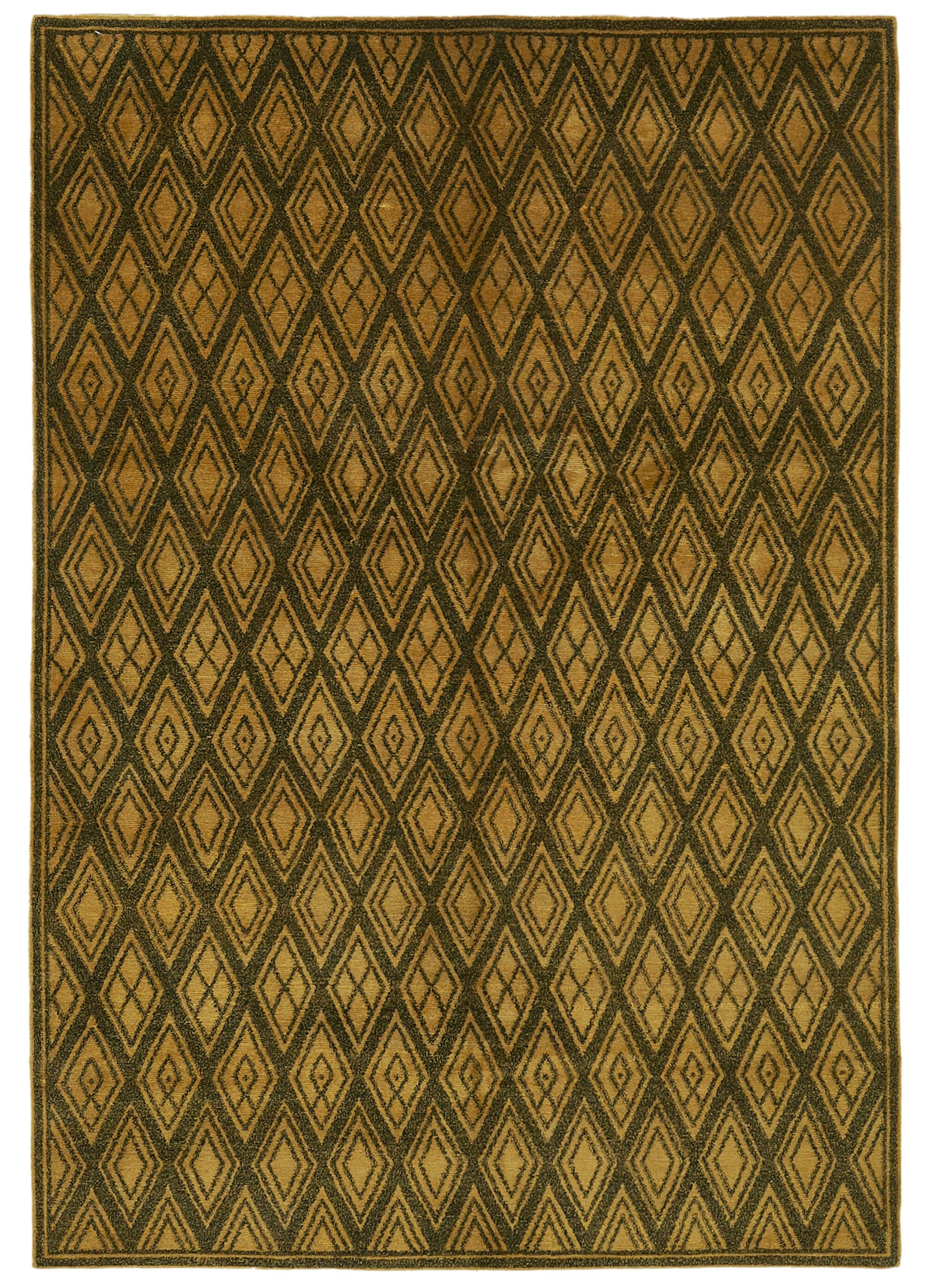 6x9 Yellow Oushak Rug - 41082