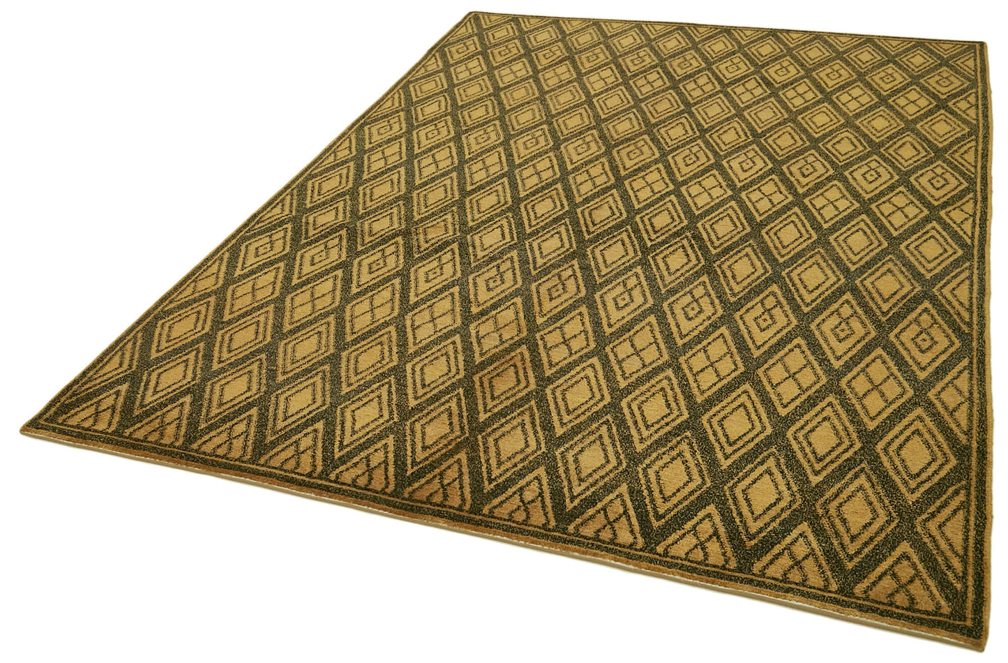 6x9 Yellow Oushak Rug - 41082