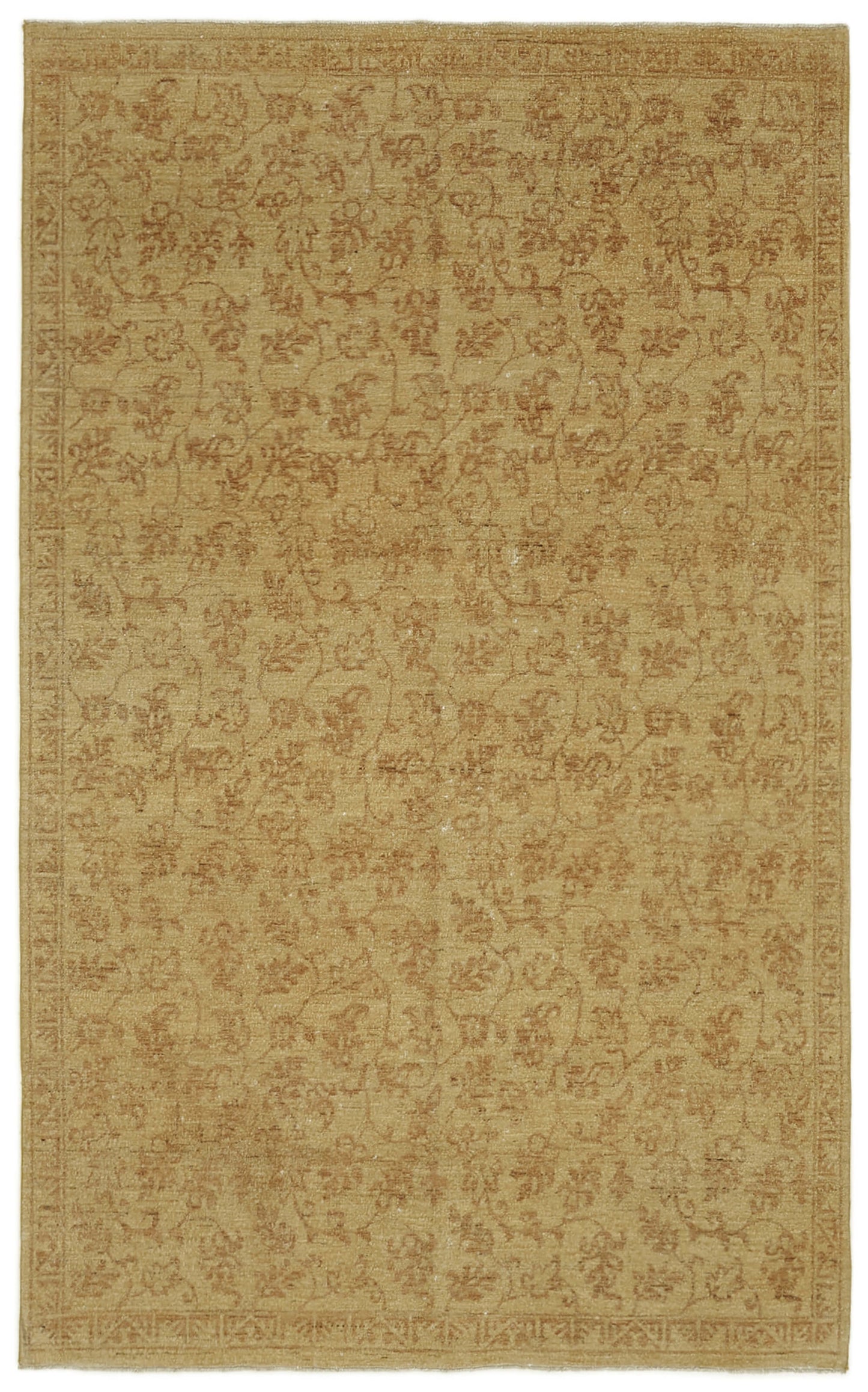 6x9 Beige Oushak Rug - 41087