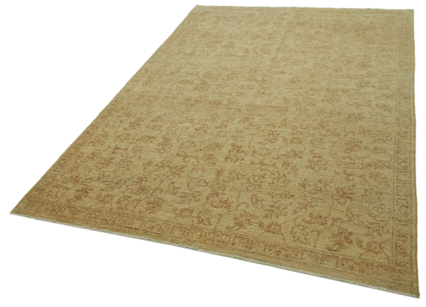 6x9 Beige Oushak Rug - 41087