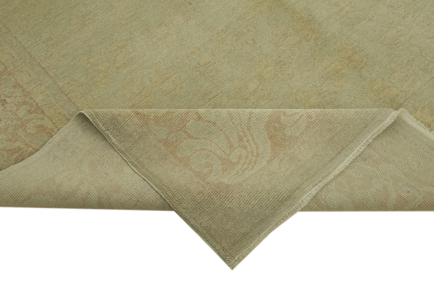 7x9 Beige Oushak Rug - 41096