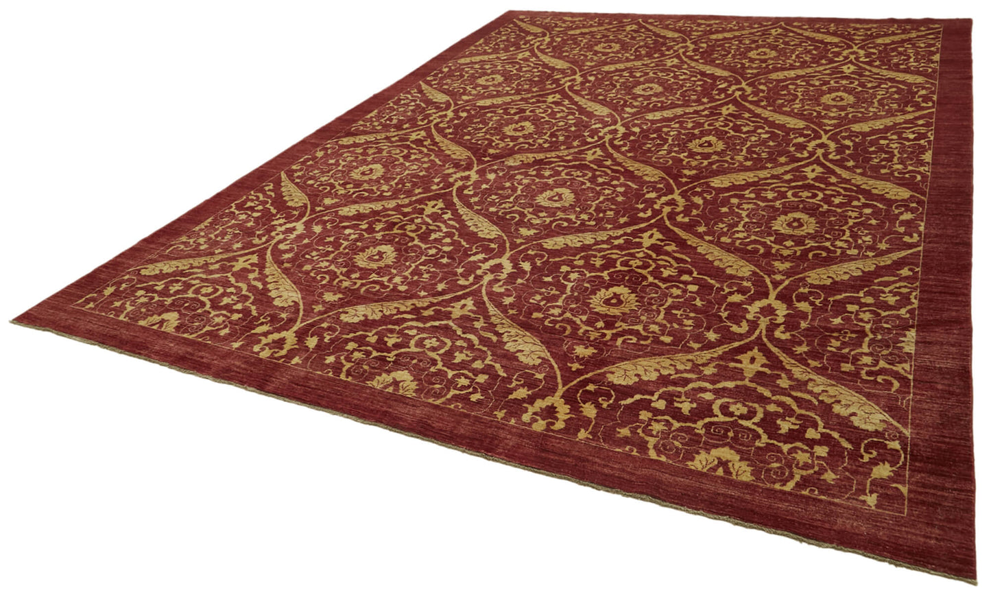 10x14 Red Oushak Rug - 41104