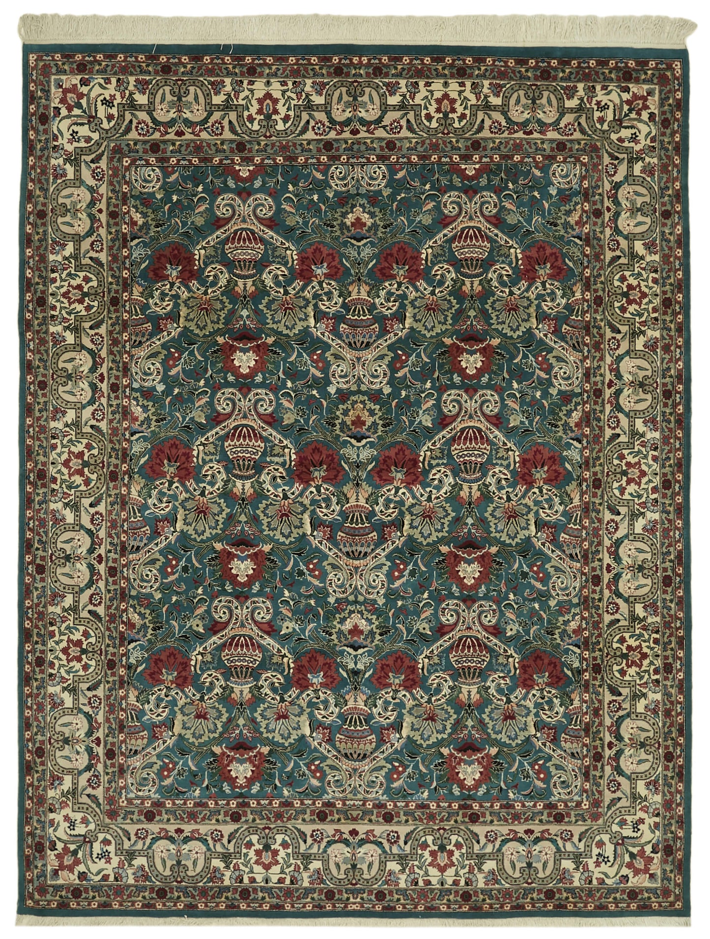 8x10 Green Oushak Rug - 41107