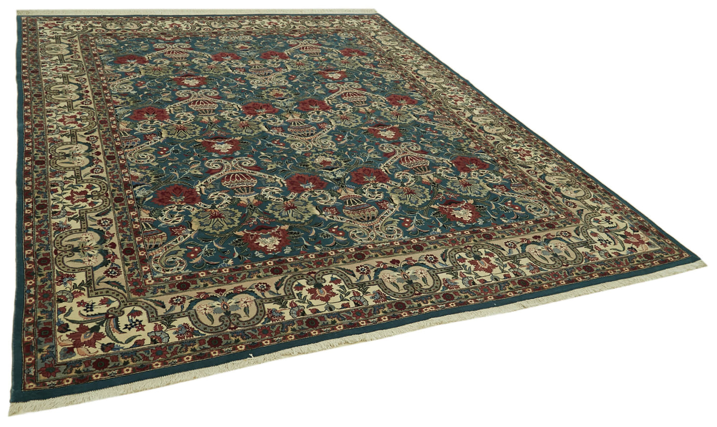 8x10 Green Oushak Rug - 41107