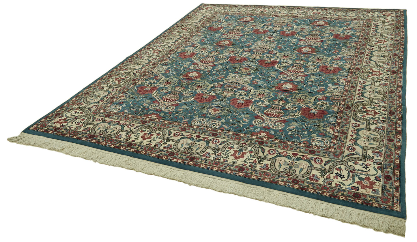 8x10 Green Oushak Rug - 41107