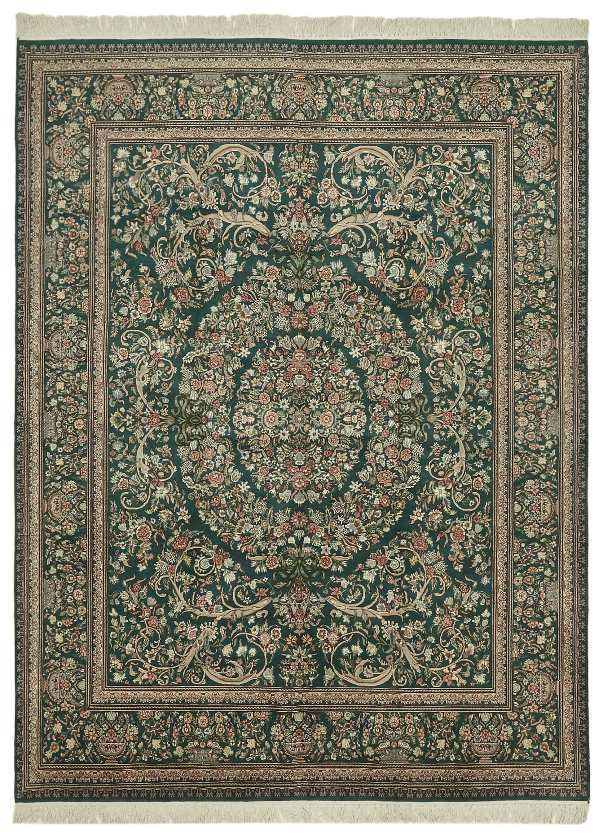 8x11 Green Oushak Rug - 41110