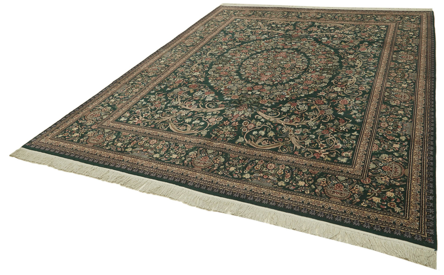 8x11 Green Oushak Rug - 41110