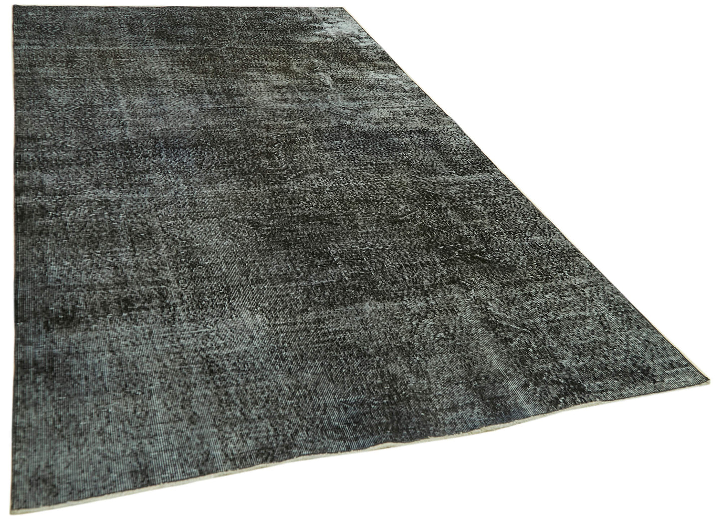 6x11 Black Overdyed Rug - 41116