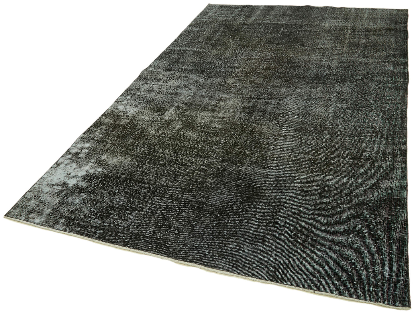 6x11 Black Overdyed Rug - 41116