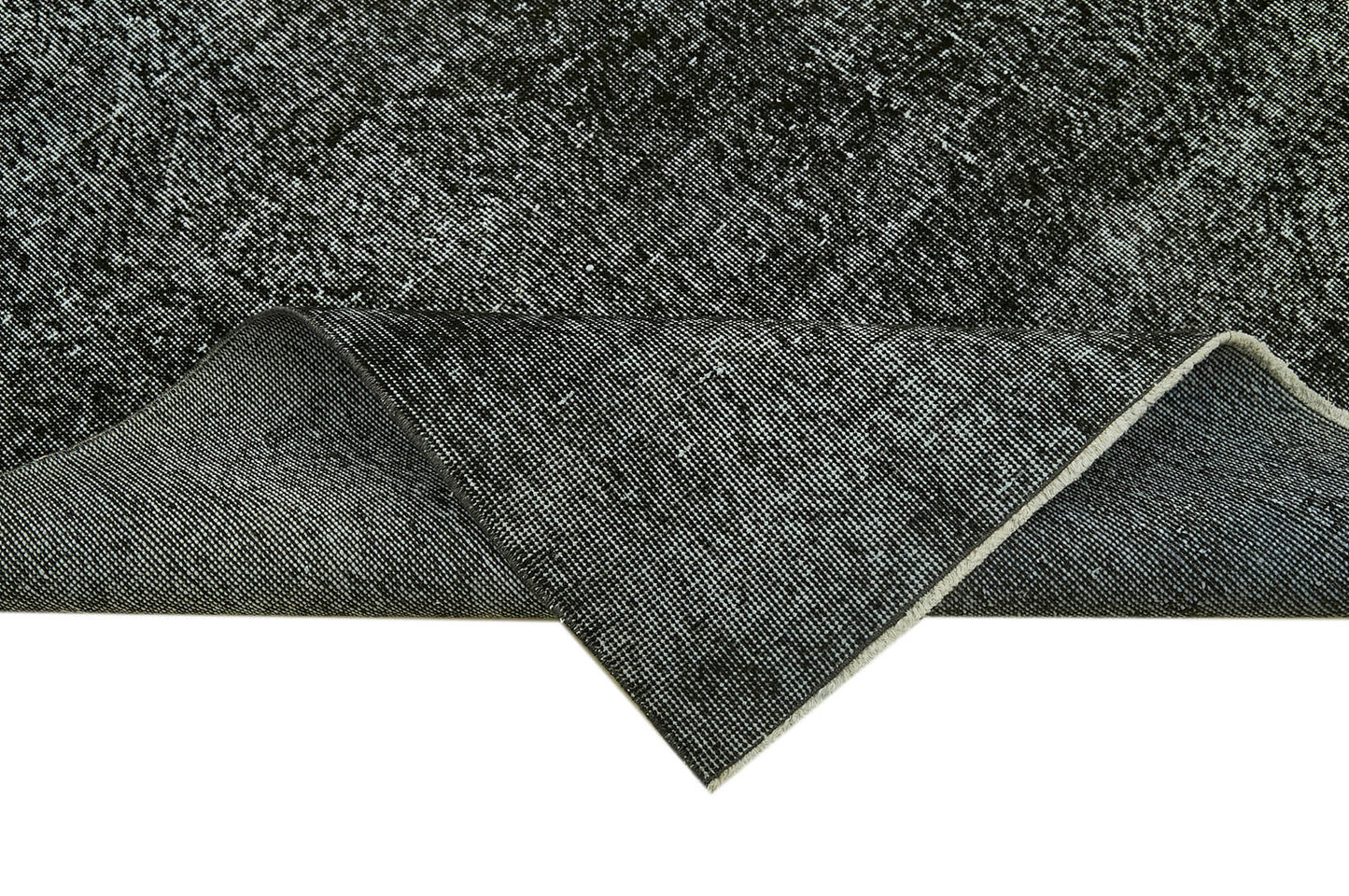 6x11 Black Overdyed Rug - 41116