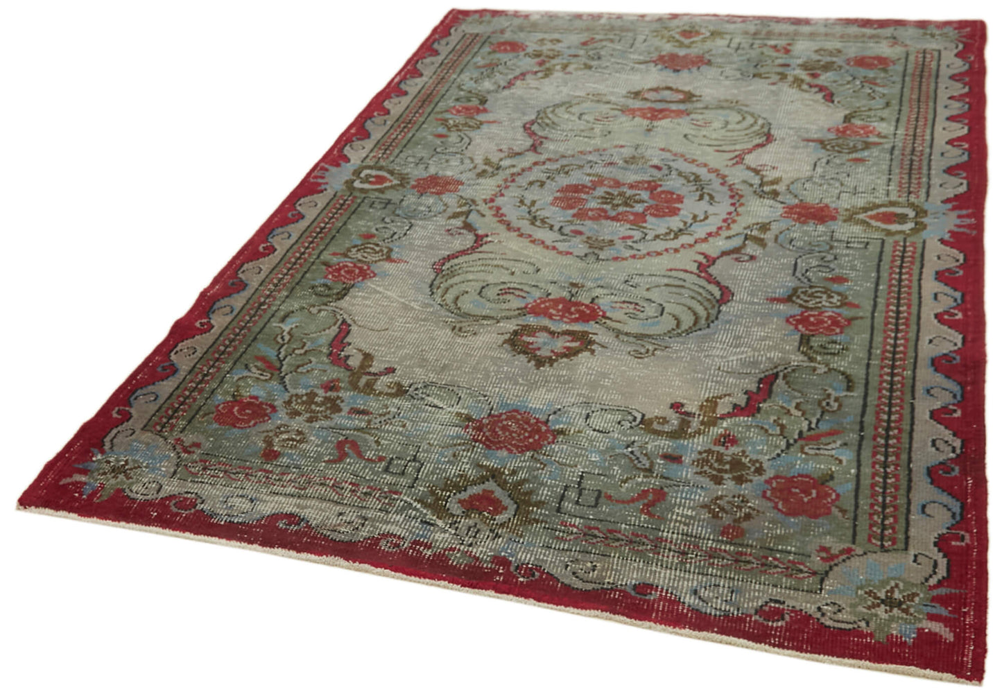 6x9 Blue Overdyed Rug - 41120