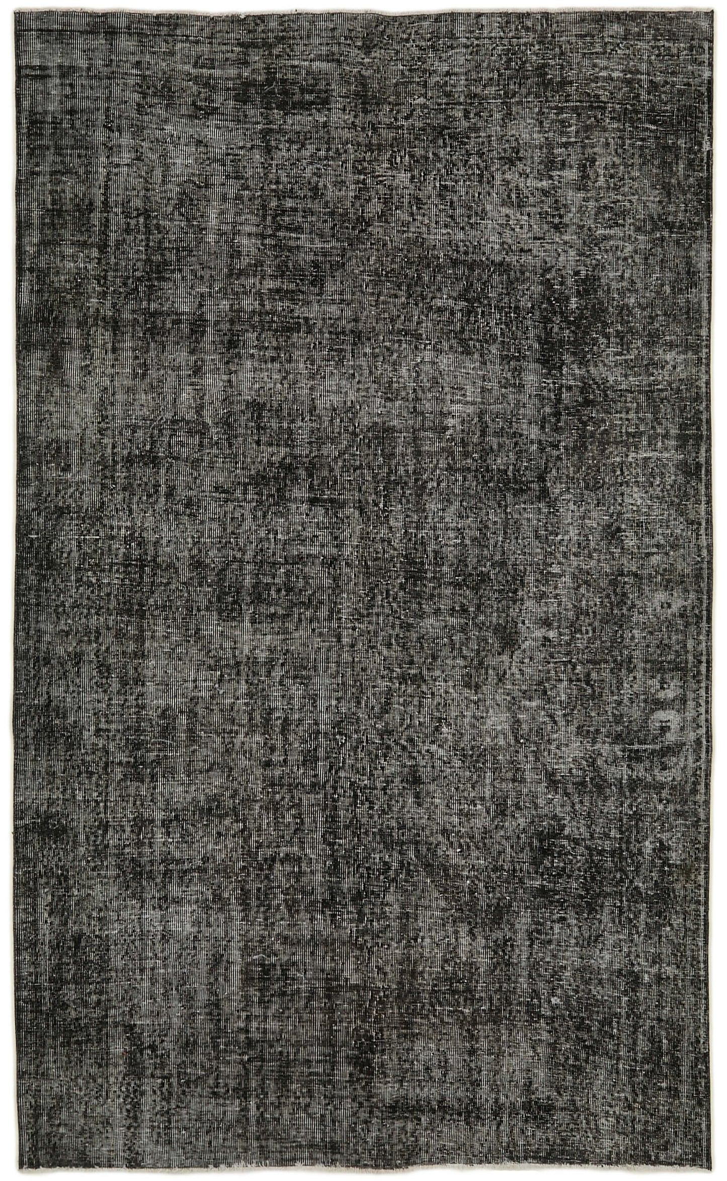 6x10 Black Overdyed Rug - 41122