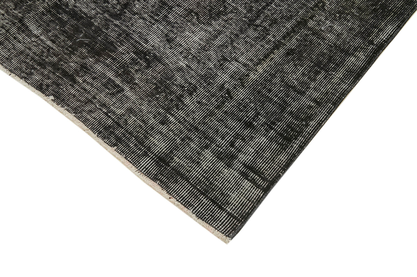 6x10 Black Overdyed Rug - 41122