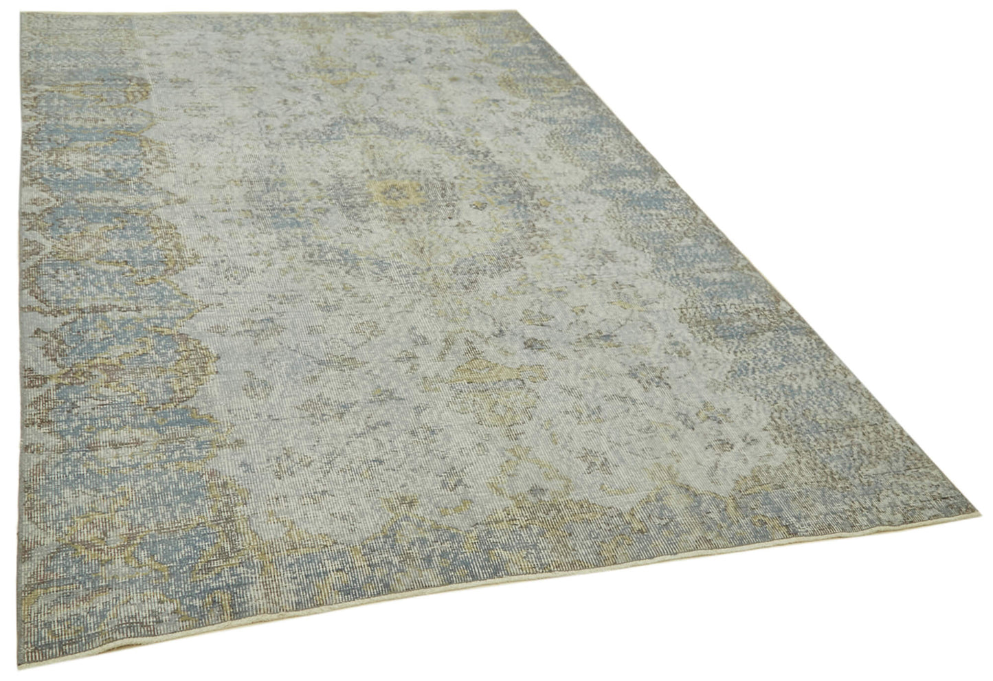 6x9 Blue Overdyed Rug - 41123