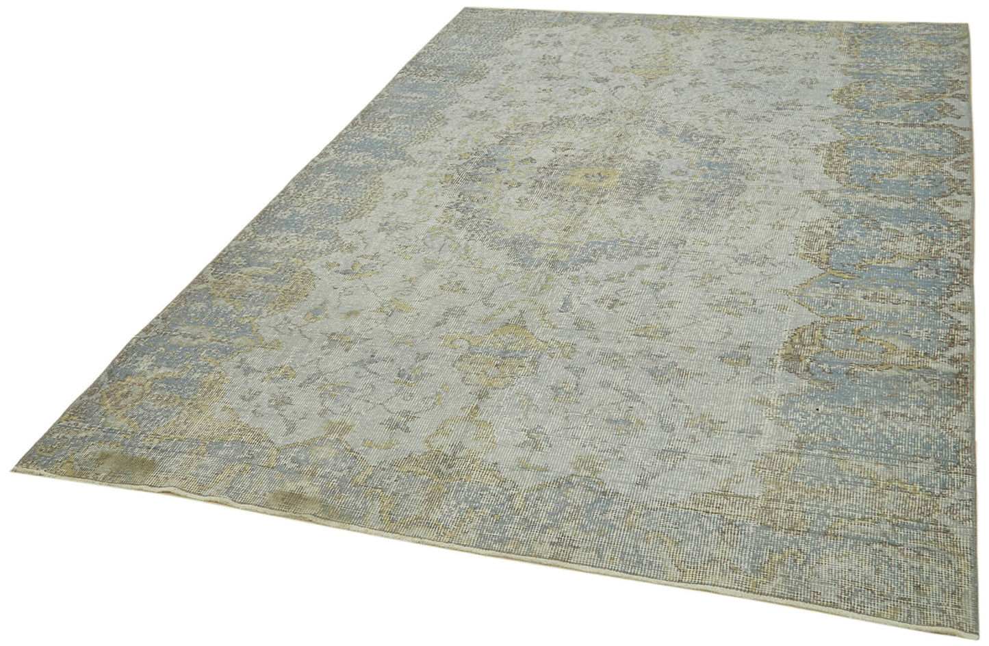 6x9 Blue Overdyed Rug - 41123