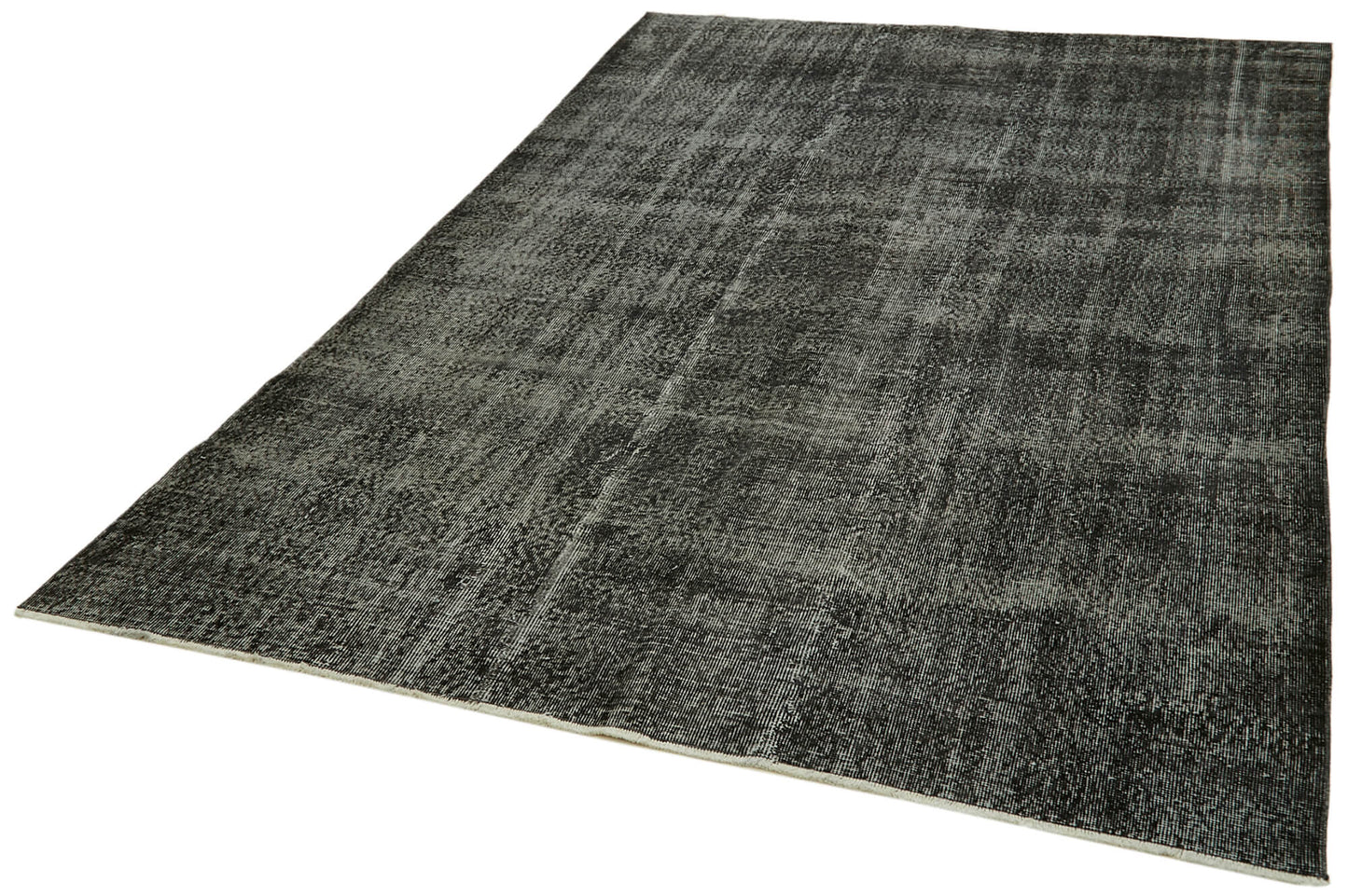 6x10 Black Overdyed Rug - 41124