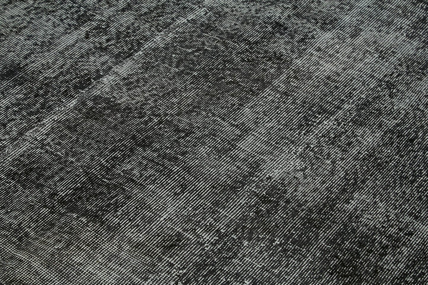 6x10 Black Overdyed Rug - 41124