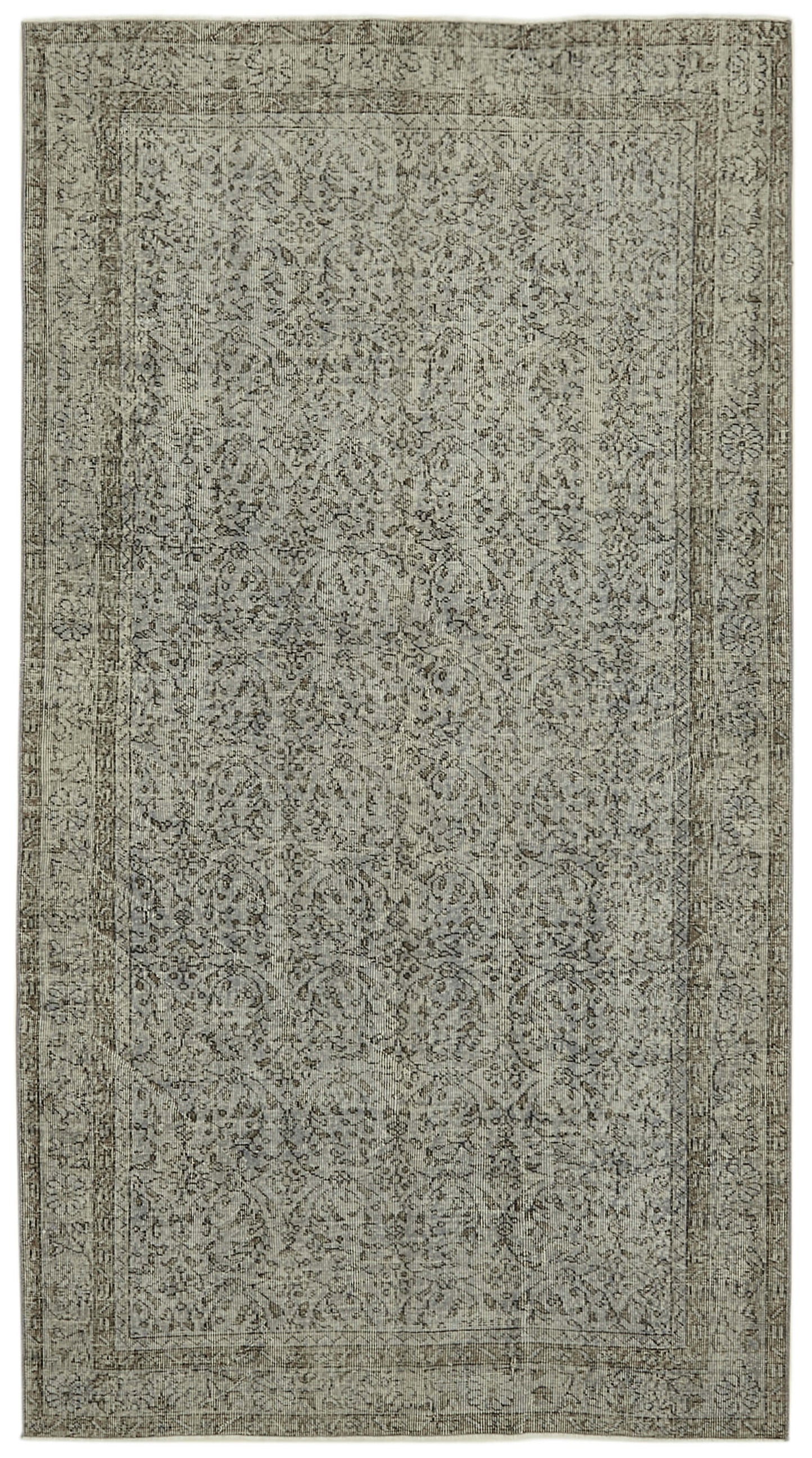 5x9 Grey Overdyed Rug - 41129