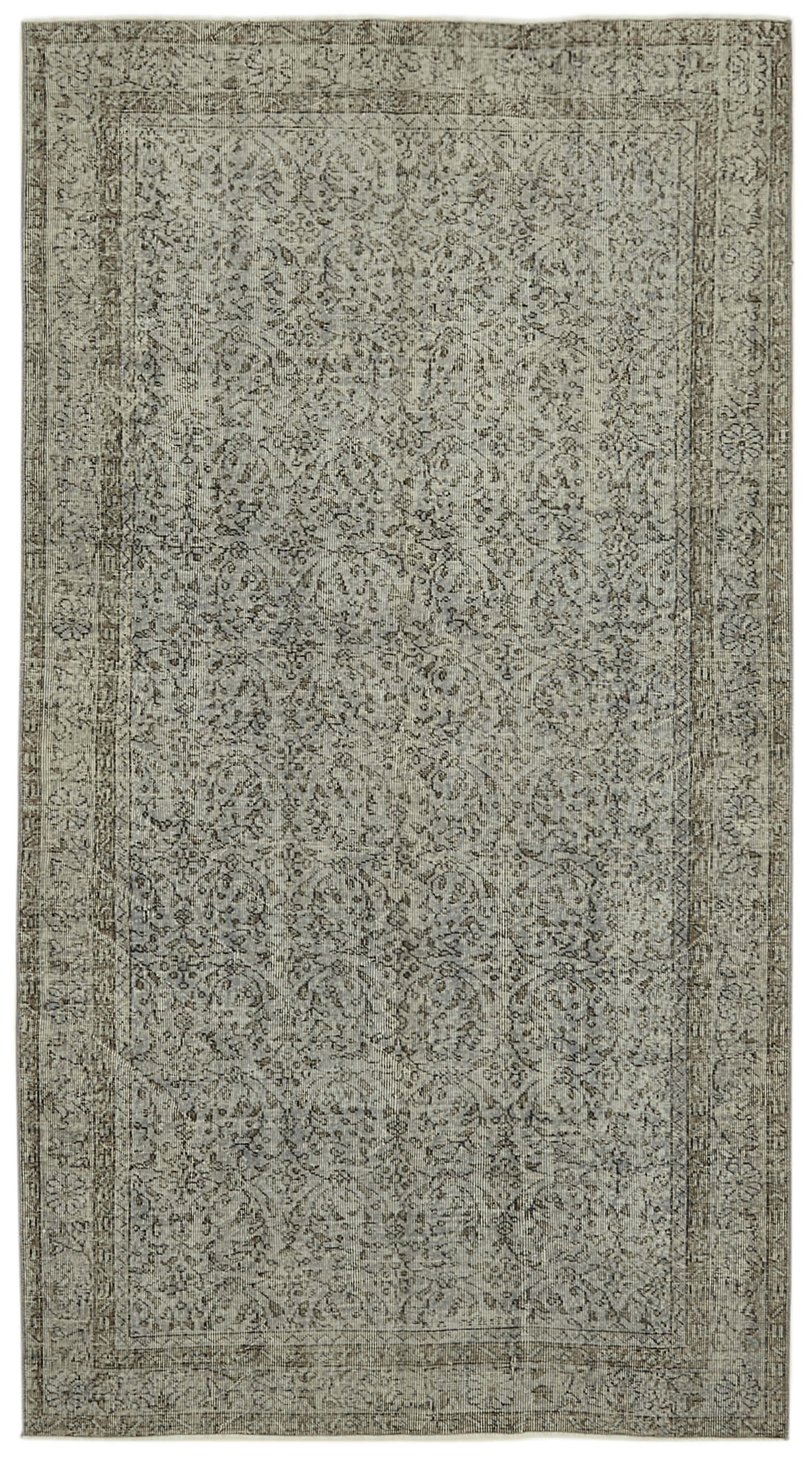 5x9 Grey Overdyed Rug - 41129